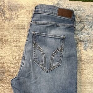 Hollister Women's High-Rise Skinny Jeans 5L W27 L32 – Light Wash – Flaws